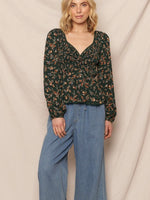 FIRESIDE FLORAL TOP