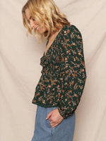 FIRESIDE FLORAL TOP