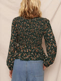 FIRESIDE FLORAL TOP