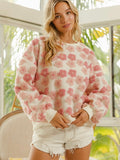 STATEMENT FLORAL PULLOVER