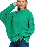 LONG WEEKEND CHENILLE SWEATER (2 COLORS)